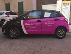 Centro Médico Espacio Humana - Rotulación coche empresa final