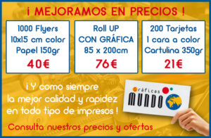 Gráficas Mundo | Ofertas en impresión flyers, Tarjetas Visita, Roll Up